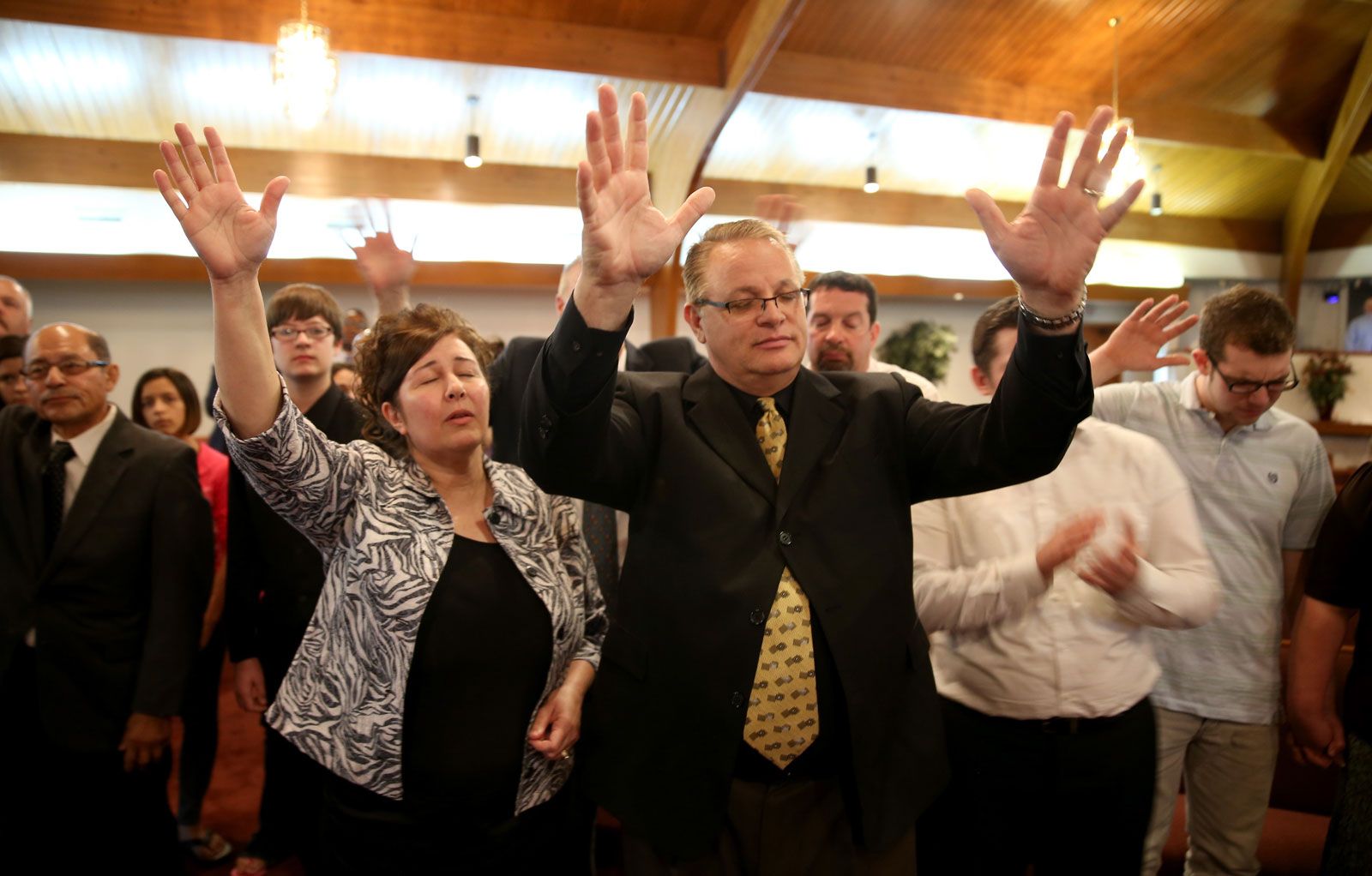 Church worship service